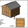 10x10 Gable Shed Plan - Ideal Wooden Sheds - Image 3