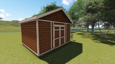 16x14 Large Gable Shed Plan for storaging tons of stuff