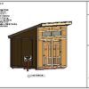 10x10 Modern DIY Shed Plan