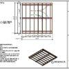 10x10 Modern Shed Plan Floor Framing Instructions