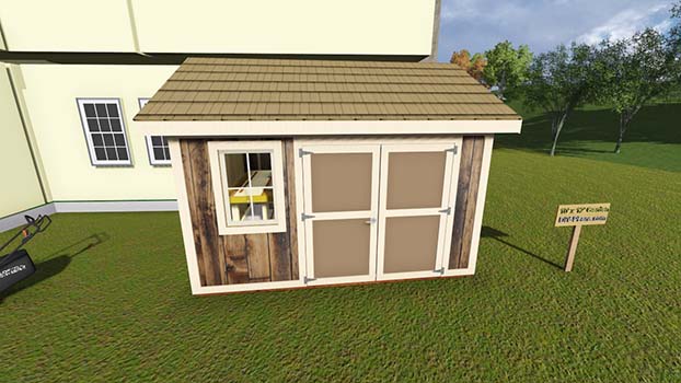 8x6 standard shed