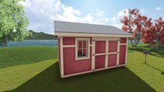 10x Wide Garden Shed Plans