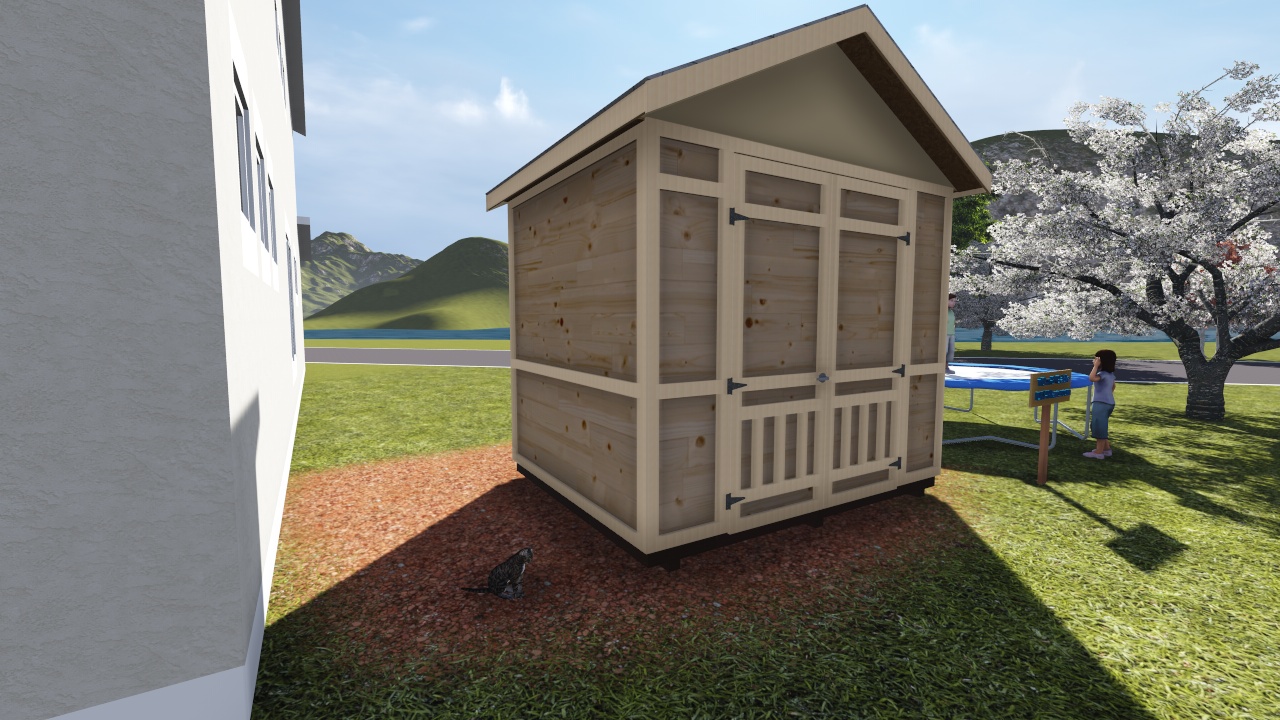 10x8-6x8 garden shed plans