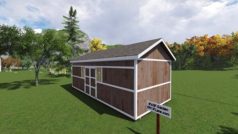 12x Wide Garden Shed Plans