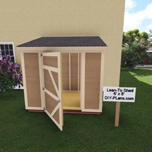 4x6 Lean To Shed Plan