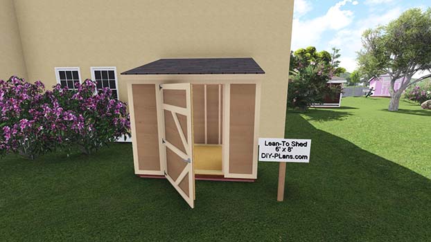 6x8 Lean To Shed Plan