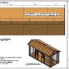 8x20 Tall Garden Shed Plan Roofing Instructions DIY
