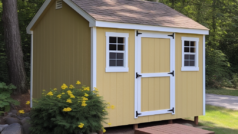 10' Wide Gable Shed Plans | Attractive & Functional