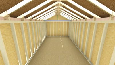 10x20 Gable Shed Plan Inside