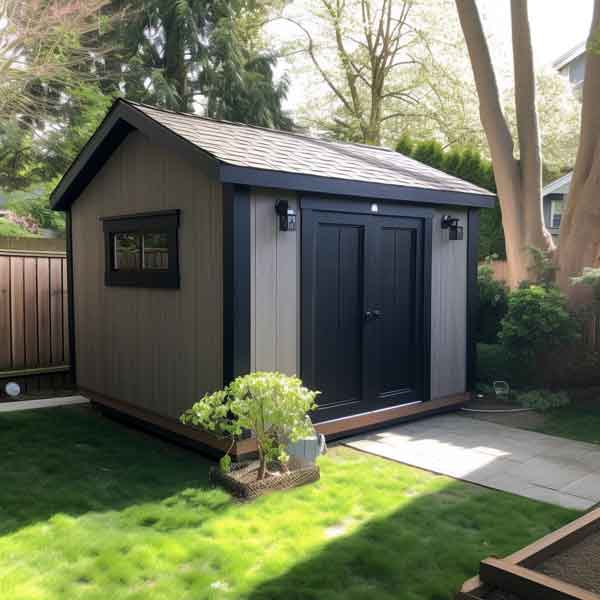 8x12 garden roof shed diyplans com