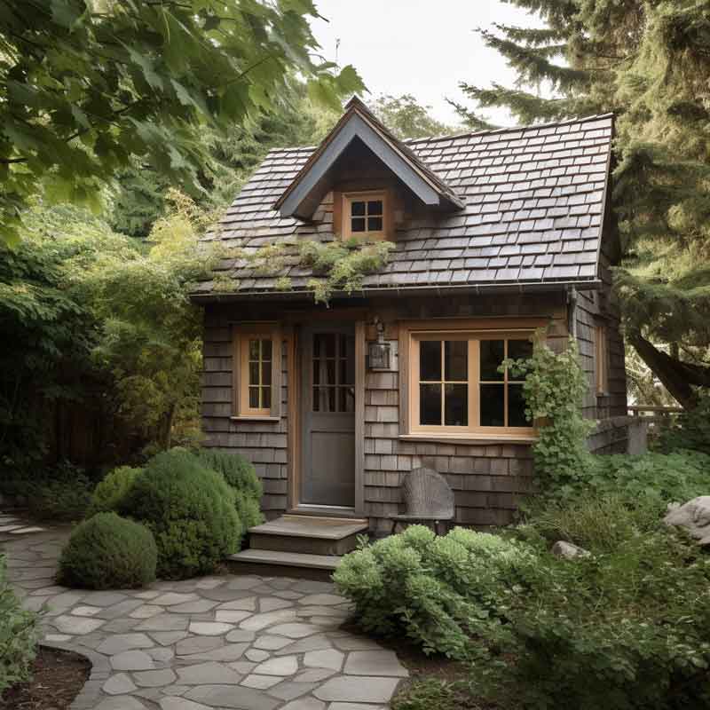 Cottage-with-wood-roofing diy-plans com