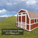 10x12 Gambrel Storage Shed Plan