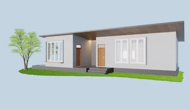 10x24 Modern Shed Plan