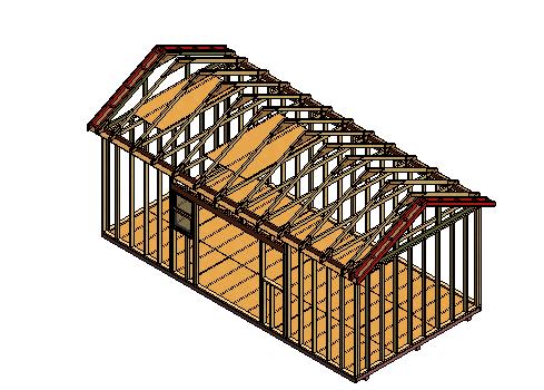 12x24 Garden Shed Plan