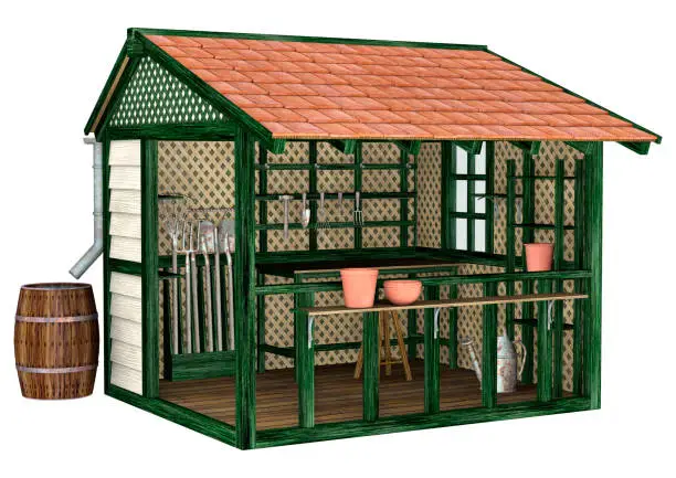 8x14 Tall Gable Shed Plan With Porch