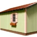 8x20 Large Gable Storage Shed Plan