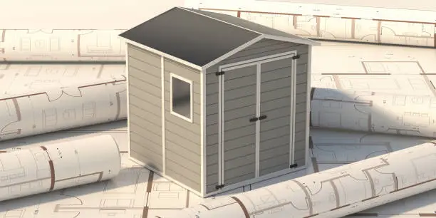 8x6 Gable Utility Shed Plan