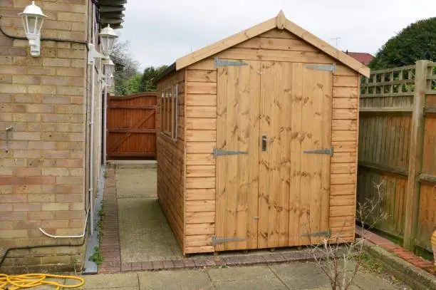 8x6 Tall Garden Shed For A Prehung Door