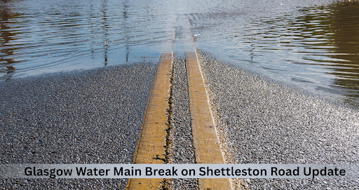 Glasgow Water Main Break Shettleston Road