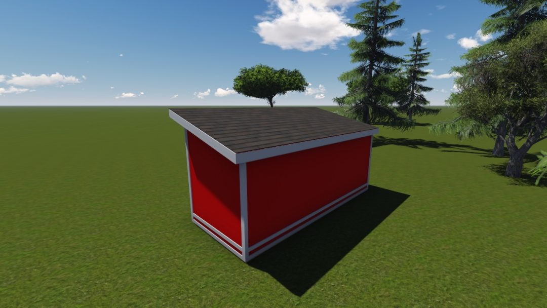 8x20 Modern Shed Plan Backyard Storage Space Ideas 6839