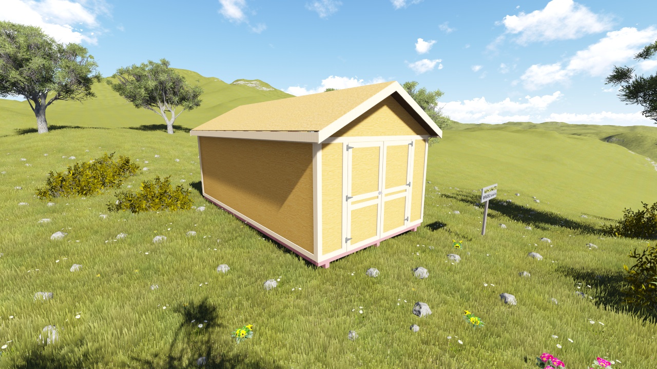10x20 gable shed plan