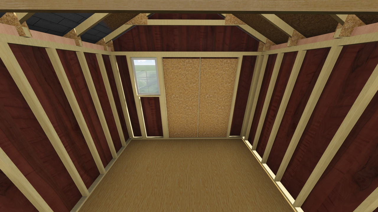 shed plans / blueprints 12' x 20' gable roof style #d1220g